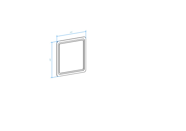Зеркало (60х60) Bellezza Альдо 4618909040001